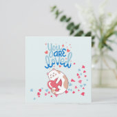 Je wordt geliefd Katten Valentijn Feestdagenkaart (Staand voorkant)
