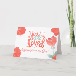 Je Wordt Geliefd Valentijnkaart Feestdagen Kaart