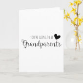 Je wordt grootouders kaart (Gele Bloem)