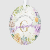 Je wordt grootouders kerstmis. ornament (voorkant)