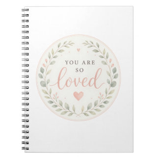 Je wordt liefgehad, cadeau voor pasgeborenen notitieboek