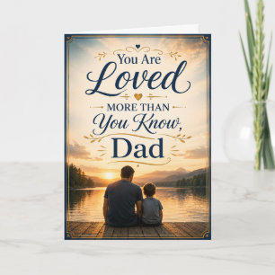 Je wordt meer liefgehad dan je weet Vader Kaart