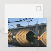 Je wordt nooit gecashed south bend Indiana Bridge Briefkaart (Voorkant / Achterkant)