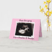 Je wordt oma en opa kaart (Gele Bloem)