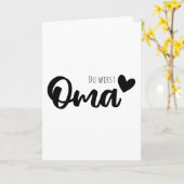 Je wordt oma kaart (Gele Bloem)