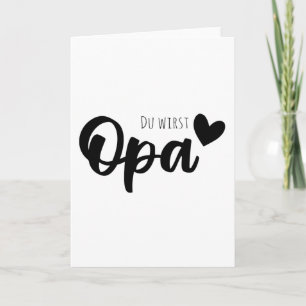 Je wordt opa kaart