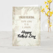 Je wordt opa! kaart (Gele Bloem)