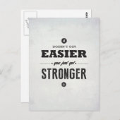 Je wordt sterker - Inspirerend Briefkaart (Voorkant / Achterkant)