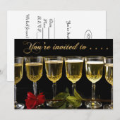 Je wordt uitgenodigd. (Dinner Party) Kaart (Voorkant / Achterkant)