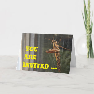 Je wordt uitgenodigd om mee te gaan, kaart