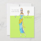 Je wordt uitgenodigd om te eten, te drinken en gew kaart (Voorkant)