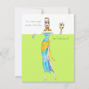 Je wordt uitgenodigd om te eten, te drinken en gew kaart