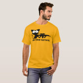 Je zag niets kat t-shirt (Voorkant volledig)
