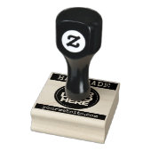 Je zakelijke Logo aangepaste handwerktuigen Rubberstempel (Stempel)