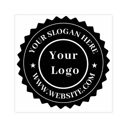 Je zakelijke Logo aangepaste rubberen stempel (Afrduk)
