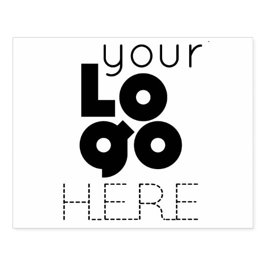 Je zakelijke Logo aangepaste rubberen stempel (Afrduk)