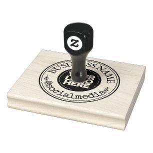 Je zakelijke Logo aangepaste rubberen stempel