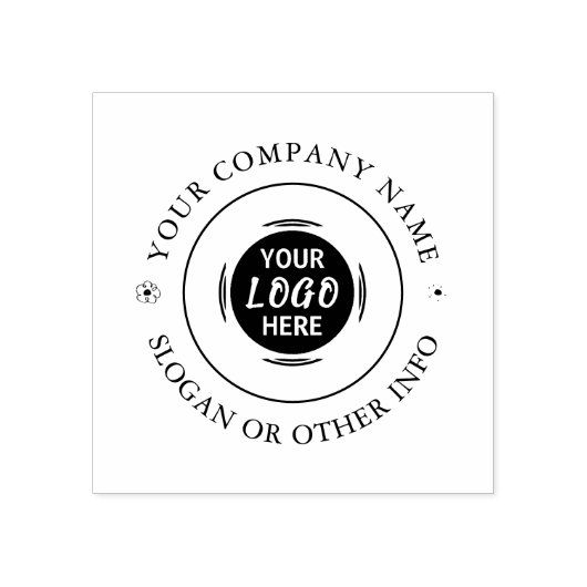 Je zakelijke Logo aangepaste rubberen stempel (Afrduk)