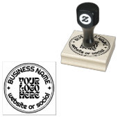 Je zakelijke Logo aangepaste rubberen stempel (Gestempeld)