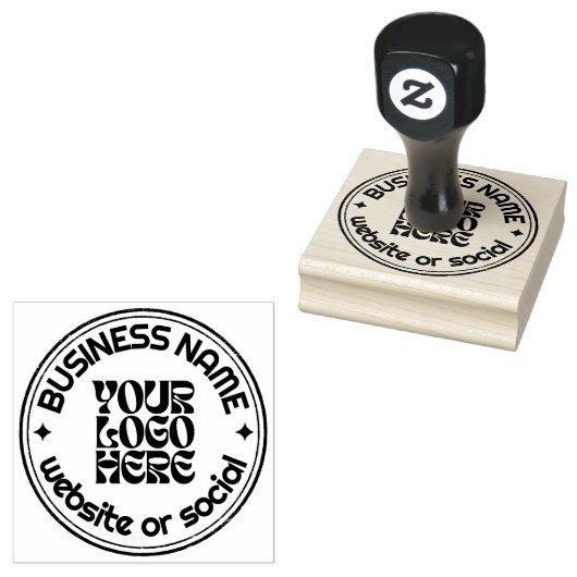 Je zakelijke Logo aangepaste rubberen stempel (Gestempeld)