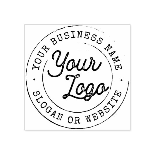 Je zakelijke Logo aangepaste rubberen stempel (Afrduk)