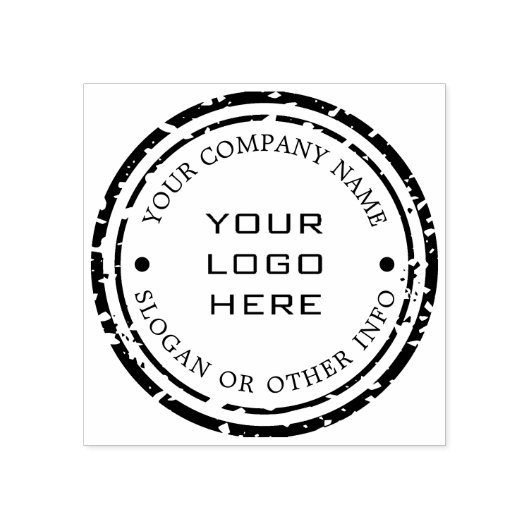 Je zakelijke Logo aangepaste rubberen stempel (Afrduk)