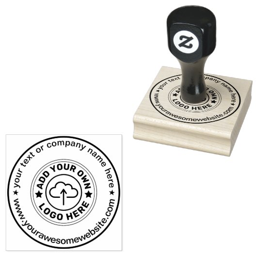 Je zakelijke Logo aangepaste tekst Rubberstempel (Gestempeld)