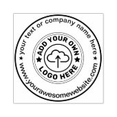 Je zakelijke Logo aangepaste tekst Rubberstempel (Afrduk)