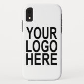 Je zakelijke Logo Case-Mate iPhone Case (Achterkant)