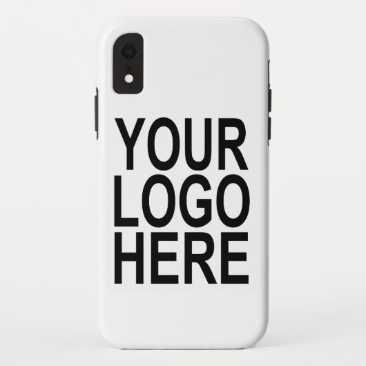 Je zakelijke Logo Case-Mate iPhone Case (Achterkant)