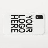 Je zakelijke Logo Case-Mate iPhone Case (Achterkant (horizontaal))