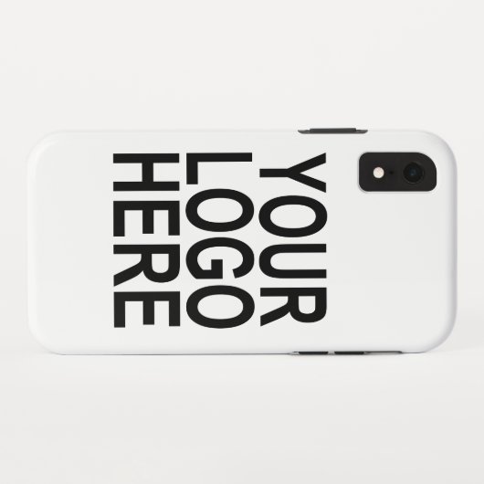 Je zakelijke Logo Case-Mate iPhone Case (Achterkant (horizontaal))