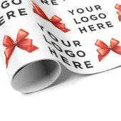 Je zakelijke Logo - Eenvoudige speciale actie Cadeaupapier (Rol Hoek)