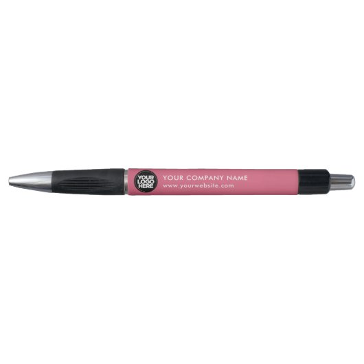 Je zakelijke Logo Fuchsia roze promotie Pen (Voorkant)