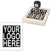 Je zakelijke Logo groot Rubberstempel (Gestempeld)