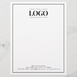 Je zakelijke Logo hier in de rechthoek Briefhoofd