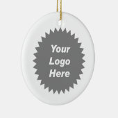 Je zakelijke logo hier keramisch ornament (Rechts)