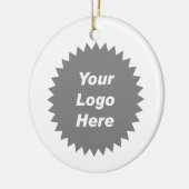 Je zakelijke logo hier keramisch ornament (Links)