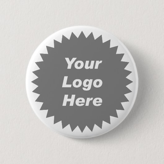 Je zakelijke logo hier ronde button 5,7 cm (Voorkant)