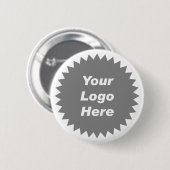 Je zakelijke logo hier ronde button 5,7 cm (Voorkant /achterkant)