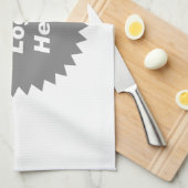 Je zakelijke logo hier theedoek (Quarter Fold)