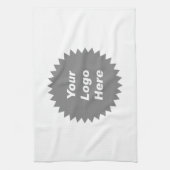 Je zakelijke logo hier theedoek (Verticaal)