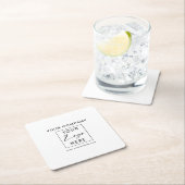 Je zakelijke Logo Kartonnen Onderzetters (Insitu)