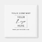 Je zakelijke Logo Magneet (Voorkant)