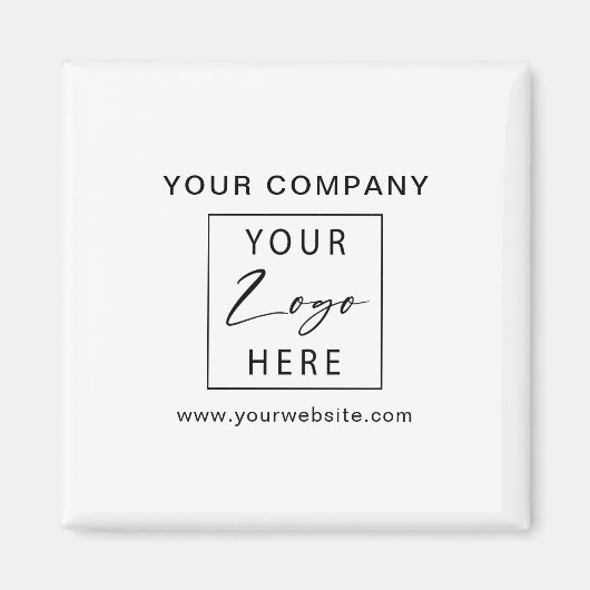 Je zakelijke Logo Magneet (Voorkant)