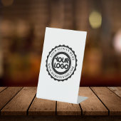 Je zakelijke Logo Reclamebord Met Voetstuk