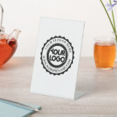 Je zakelijke Logo Reclamebord Met Voetstuk (Insitu)