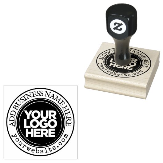 Je zakelijke Logo Rubberstempel (Gestempeld)
