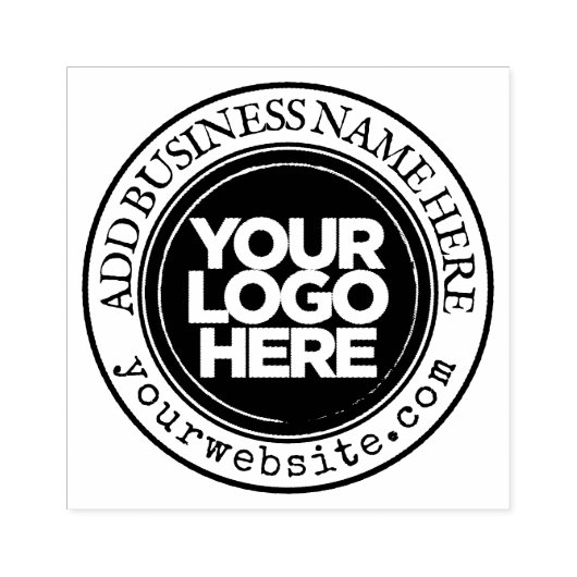 Je zakelijke Logo Rubberstempel (Afrduk)