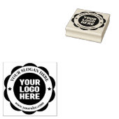 Je zakelijke Logo Rubberstempel (Gestempeld)